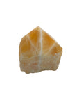 Orange Calcite, polished point