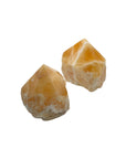 Orange Calcite, polished point