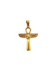 Ankh with Wings and the Eye of Ra Pendant